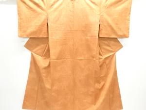 雨縞模様織り出し手織り紬着物